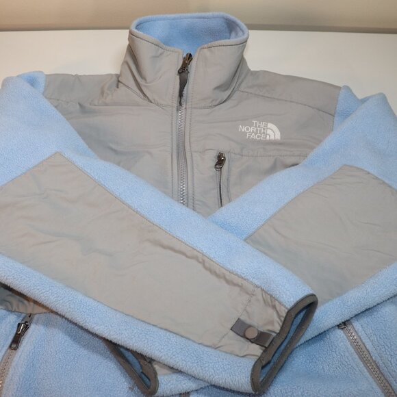 The North Face Denali Fleece Jacket in Baby Blue Grey XS - Picture 7 of 12